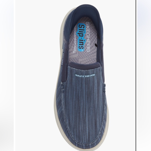 Skechers Slip-Ins Shoe men size 8.5 new 
$85
Color: Navy NWT comfortable main image 4